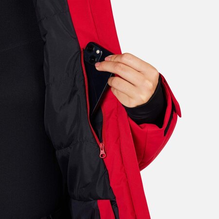 Lyžiarska bunda Rossignol W Staci Insulated Ruby Red
