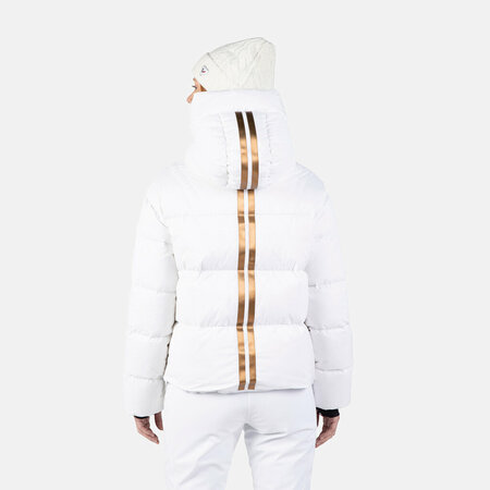 Zimná bunda Rossignol W Ventina Bomber Down Jkt White Zimná bunda Rossignol W Ventina Bomber Down Jkt White