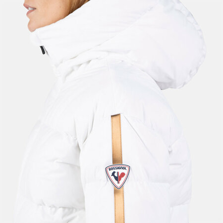 Zimná bunda Rossignol W Ventina Bomber Down Jkt White Zimná bunda Rossignol W Ventina Bomber Down Jkt White