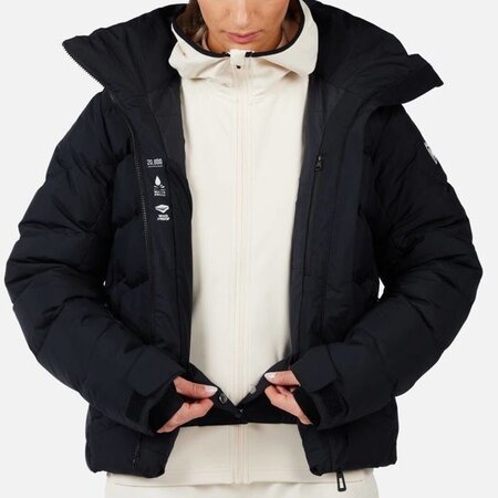 Lyžiarska bunda Rossignol W Wispile Ripstop Down Black