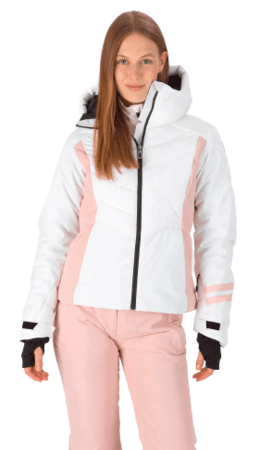 Dámska bunda Rossignol Women's Courbe Optic Ski Jacket White