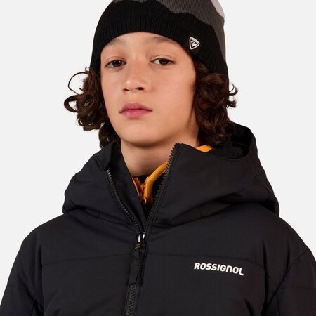 Lyžiarska bunda Rossignol Boy SIZ Quilted Black