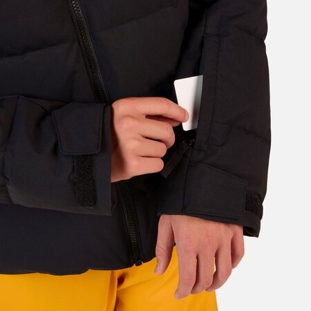 Lyžiarska bunda Rossignol Boy SIZ Quilted Black