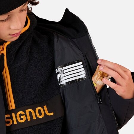 Lyžiarska bunda Rossignol Boy SIZ Quilted Black