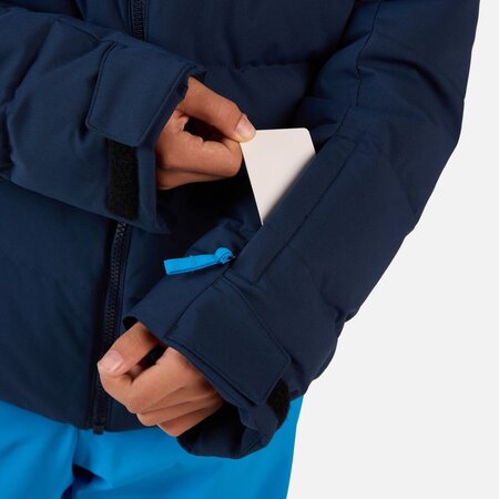 Lyžiarska bunda Rossignol Boy SIZ Quilted Dark Navy