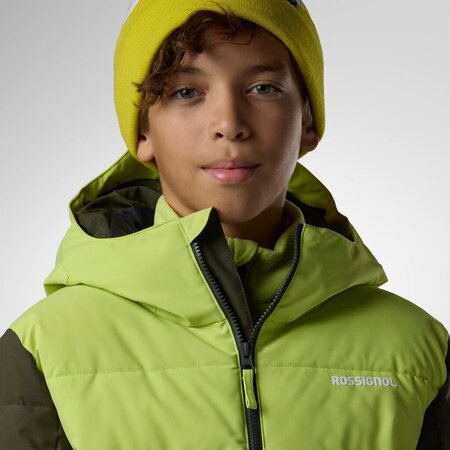 Lyžiarska bunda Rossignol Boy SIZ Quilted Olive Shadow