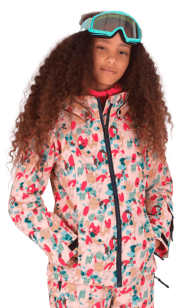 Detská bunda Rossignol Girls' Fonction Ski Jacket Pop Animalier
