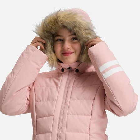 Detská bunda Rossignol Girls' Polydown Ski Jacket Powder Pink