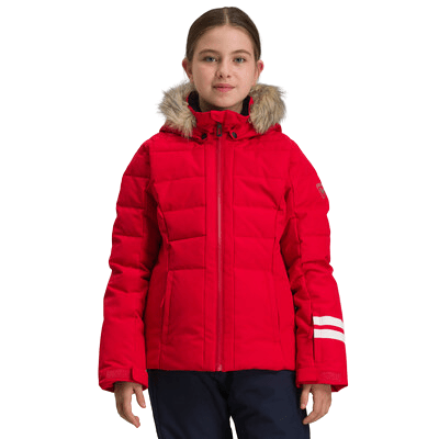 Detská bunda Rossignol Girls' Polydown Ski Jacket Sports Red