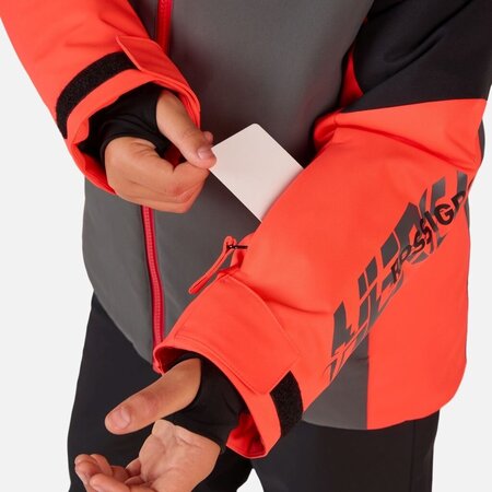 Lyžiarska bunda Rossignol Jr Hero Velika Insulated Black