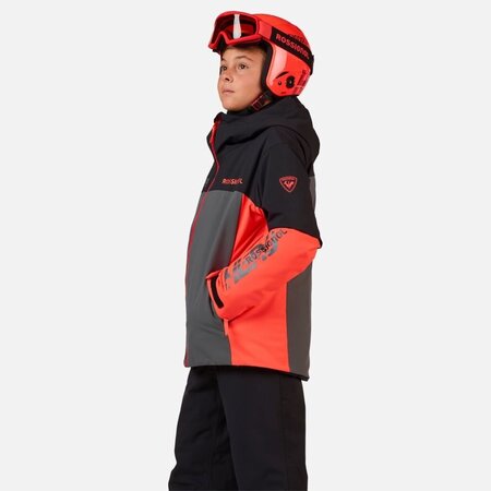 Lyžiarska bunda Rossignol Jr Hero Velika Insulated Black