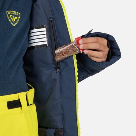 Lyžiarska bunda Rossignol Jr Strawpile Dark Navy