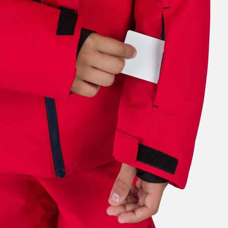 Lyžiarska bunda Rossignol Jr Wispile Sports Red
