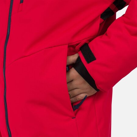 Lyžiarska bunda Rossignol Jr Wispile Sports Red