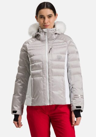 Lyžiarska bunda Rossignol W Rapide Metallic silver