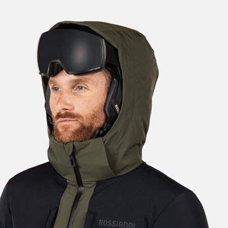 Lyžiarska bunda Rossignol Ciastel Down Mix Olive Shadow