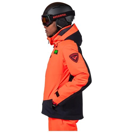 Lyžiarska bunda Rossignol Hero Blackside Insulated Jkt Neon Red