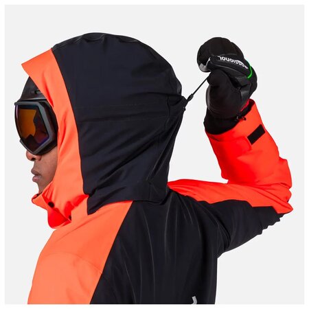 Lyžiarska bunda Rossignol Hero Blackside Insulated Jkt Neon Red