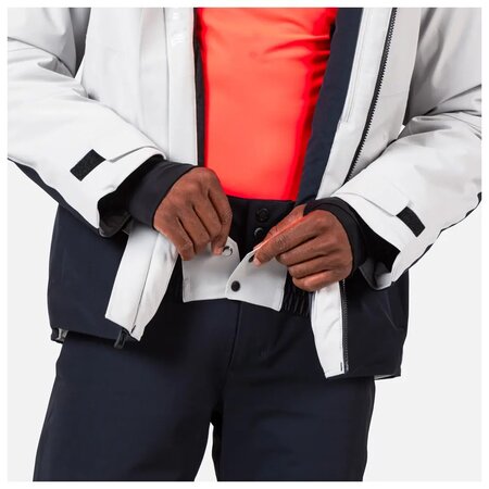 Lyžiarska bunda Rossignol Hero Blackside Insulated Jkt Soft Grey