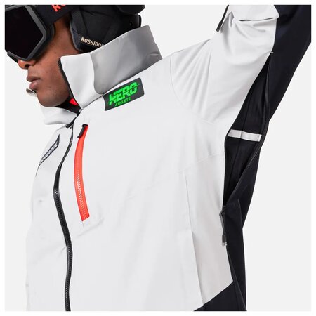 Lyžiarska bunda Rossignol Hero Blackside Insulated Jkt Soft Grey