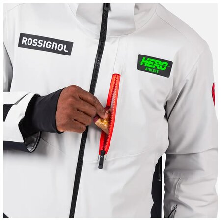Lyžiarska bunda Rossignol Hero Blackside Insulated Jkt Soft Grey