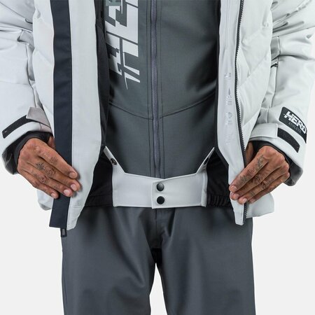 Zimná bunda Rossignol Hero Blackside Puffy Jkt Soft Grey