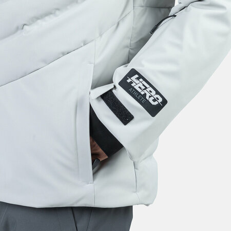 Zimná bunda Rossignol Hero Blackside Puffy Jkt Soft Grey