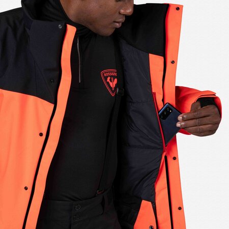 Lyžiarska bunda Rossignol Hero Velika Insulated Jkt Neon Red