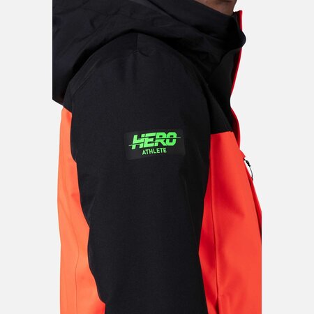 Lyžiarska bunda Rossignol Hero Velika Insulated Jkt Neon Red