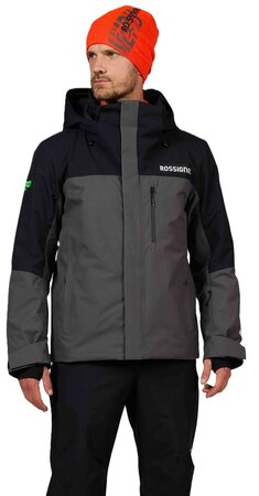 Lyžiarska bunda Rossignol Hero Velika Insulated Jkt Onyx Grey