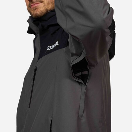 Lyžiarska bunda Rossignol Hero Velika Insulated Jkt Onyx Grey
