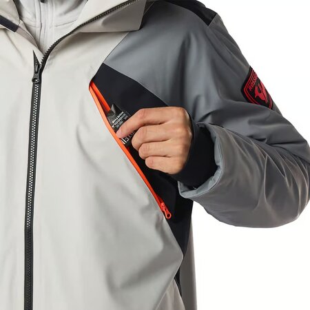 Lyžiarska bunda Rossignol M Hero 4WS Insulated Ski Jacket Light Grey