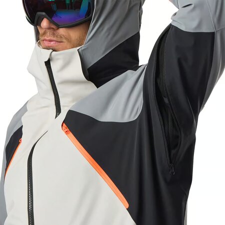Lyžiarska bunda Rossignol M Hero 4WS Insulated Ski Jacket Light Grey