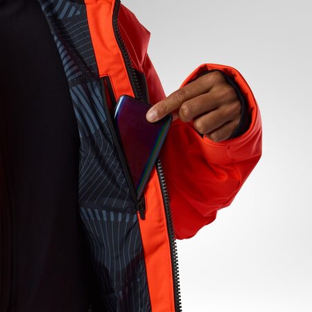 Lyžiarska bunda Rossignol M Hero 4WS Puffy Jacket Neon Red