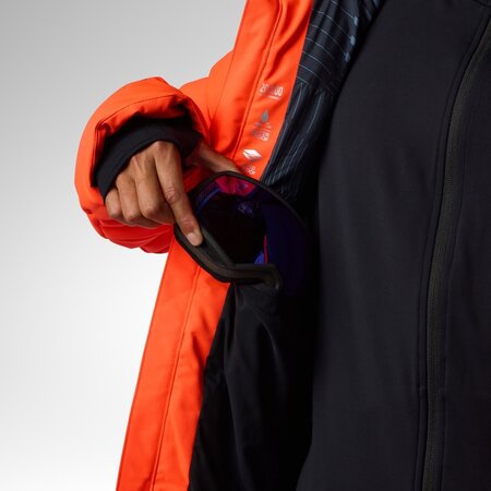 Lyžiarska bunda Rossignol M Hero 4WS Puffy Jacket Neon Red