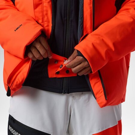 Lyžiarska bunda Rossignol M Hero 4WS Puffy Jacket Neon Red