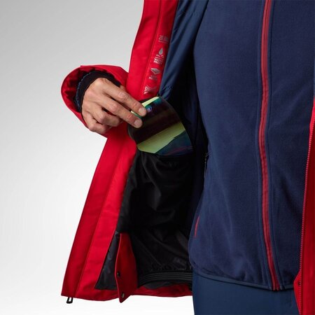 Lyžiarska bunda Rossignol Rochrun Insulated Jacket Sport Red Solid