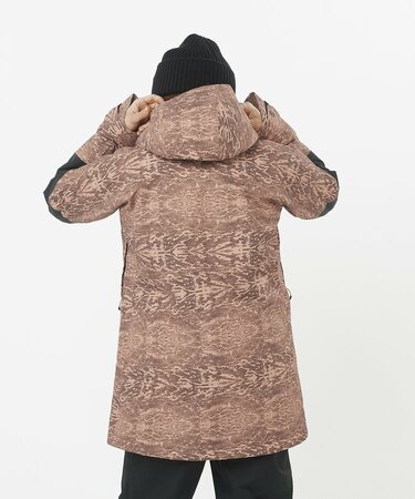 Lyžiarska bunda Salomon Bashley Puff Jkt Update W Ao/Deep Black