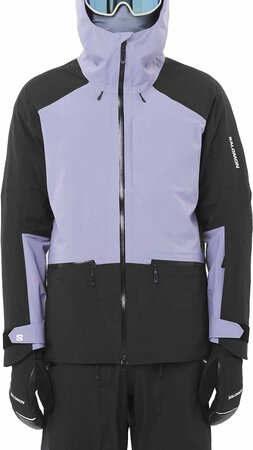 Lyžiarska bunda Salomon Absolute 3L Jacket Men Blue Granite/Deep Black