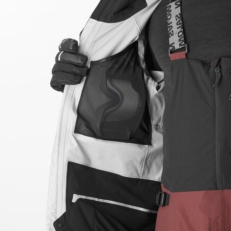 Lyžiarska bunda Salomon Absolute 3L Jacket Men Deep Black