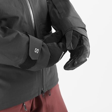 Lyžiarska bunda Salomon Absolute 3L Jacket Men Deep Black