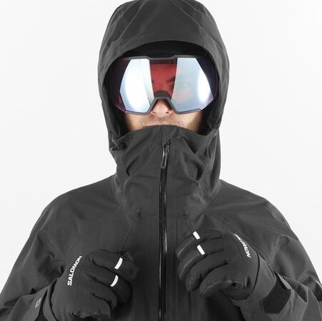 Lyžiarska bunda Salomon Absolute 3L Jacket Men Deep Black