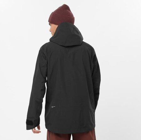 Lyžiarska bunda Salomon Absolute 3L Jacket Men Deep Black