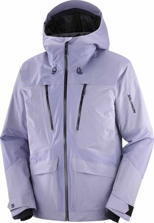 Lyžiarska bunda Salomon Spark Jacket M Blue Granite
