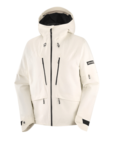 Lyžiarska bunda Salomon Venom Full Zip Jacket M Whisper White