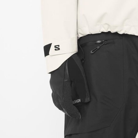 Lyžiarska bunda Salomon Venom Full Zip Jacket M Whisper White