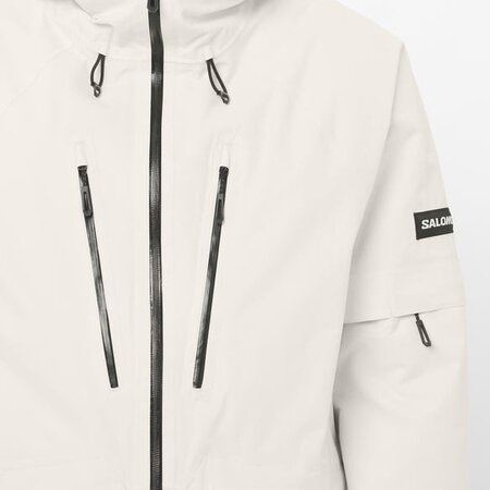 Lyžiarska bunda Salomon Venom Full Zip Jacket M Whisper White