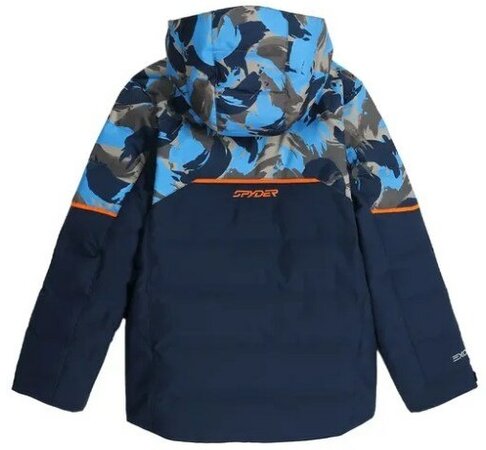 Lyžiarska bunda Spyder Impulse Synthetic Down Jacket Camourflage Aether Blue Lyžiarska bunda Spyder Impulse Synthetic Down Jacket Camourflage Aether Blue
