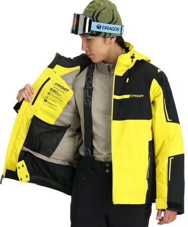 Lyžiarska bunda Spyder Titan Jacket Acid Yellow Lyžiarska bunda Spyder Titan Jacket Acid Yellow