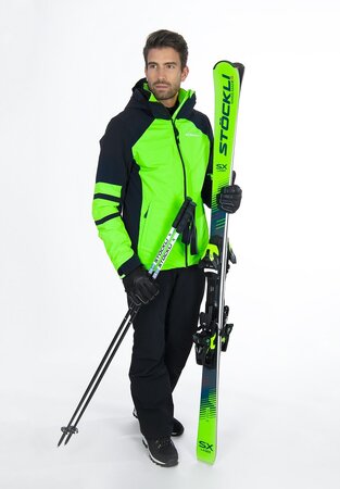 Lyžiarska bunda Stöckli Skijacket He Race Green Black Lyžiarska bunda Stöckli Skijacket He Race Green Black